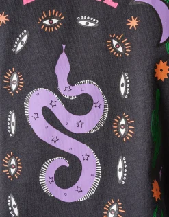 Artwork T-shirt Zwart