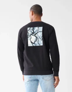 Backprint Sweater Zwart