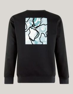 Backprint Sweater Zwart