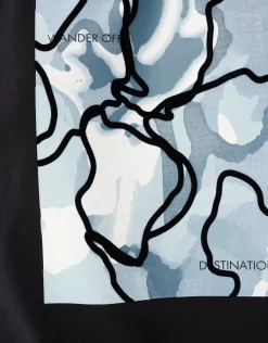 Backprint Sweater Zwart