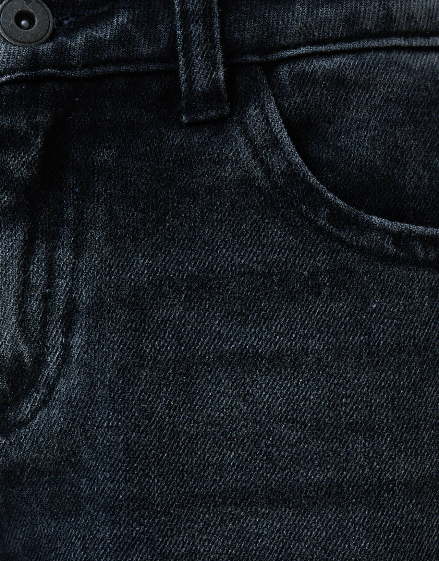 Baggy Fit Jeans Donkergrijs