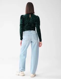 Balloon Fit Jeans Bleached