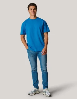 Basic T-shirt Blauw