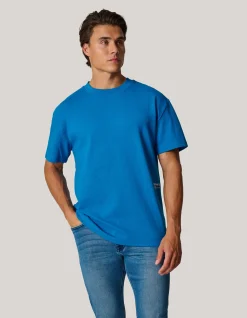 Basic T-shirt Blauw