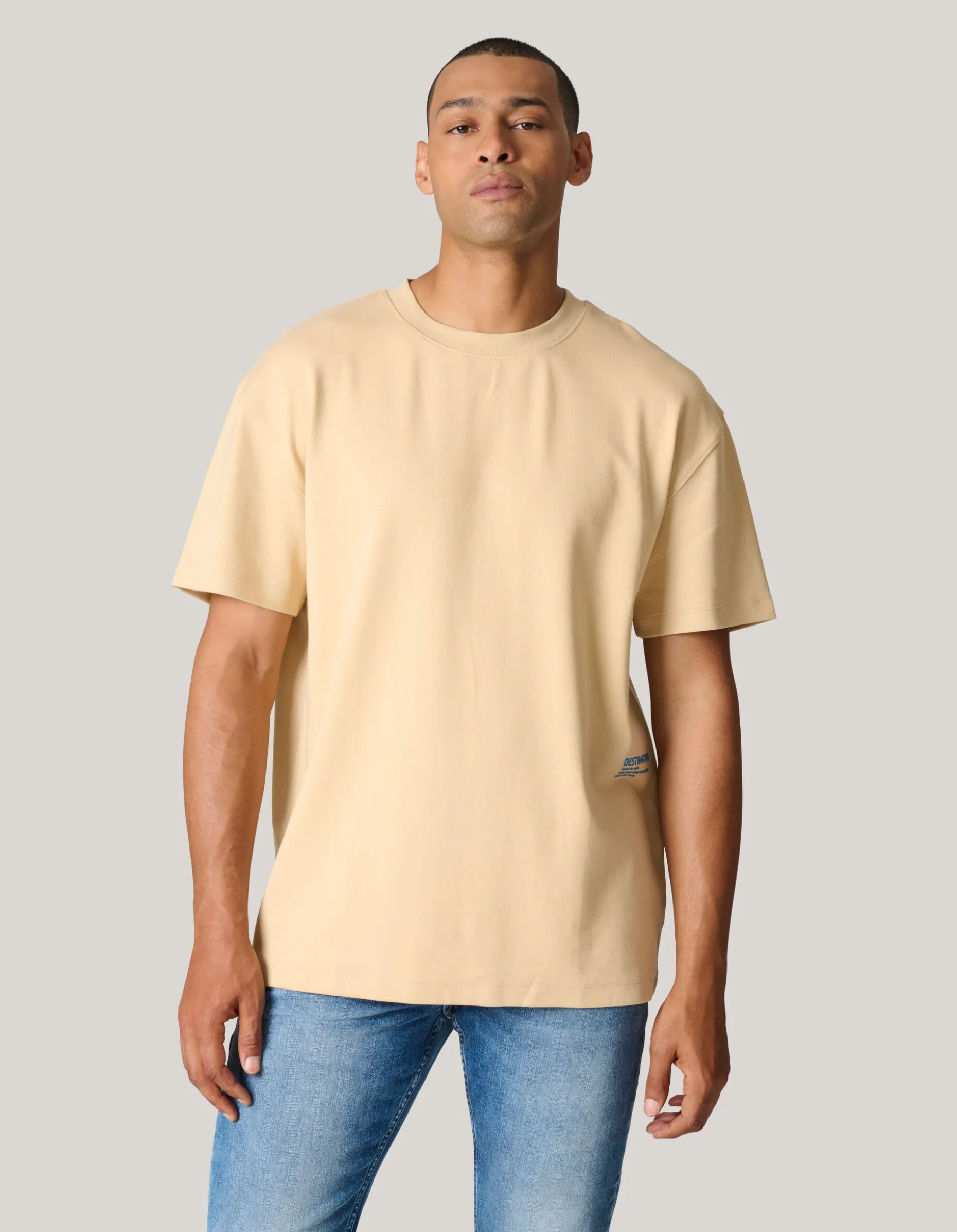 Basic T-shirt Zand