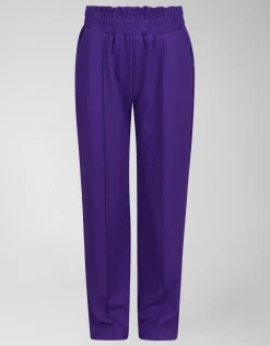 Basic Wide Leg Broek Paars