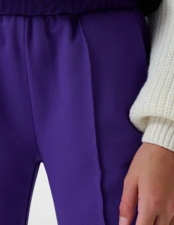 Basic Wide Leg Broek Paars