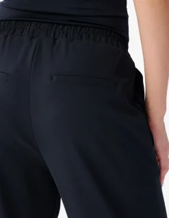 Basic Wide Leg Broek Zwart