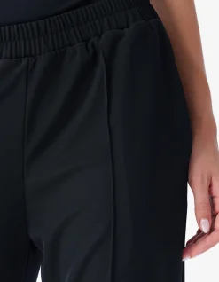 Basic Wide Leg Broek Zwart