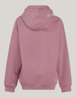 Basis Artwork Hoodie Donkerroze