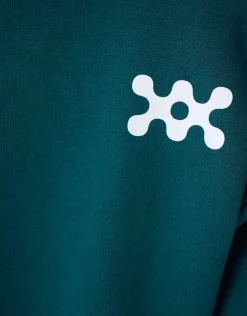 Basis Artwork Hoodie Donkergroen