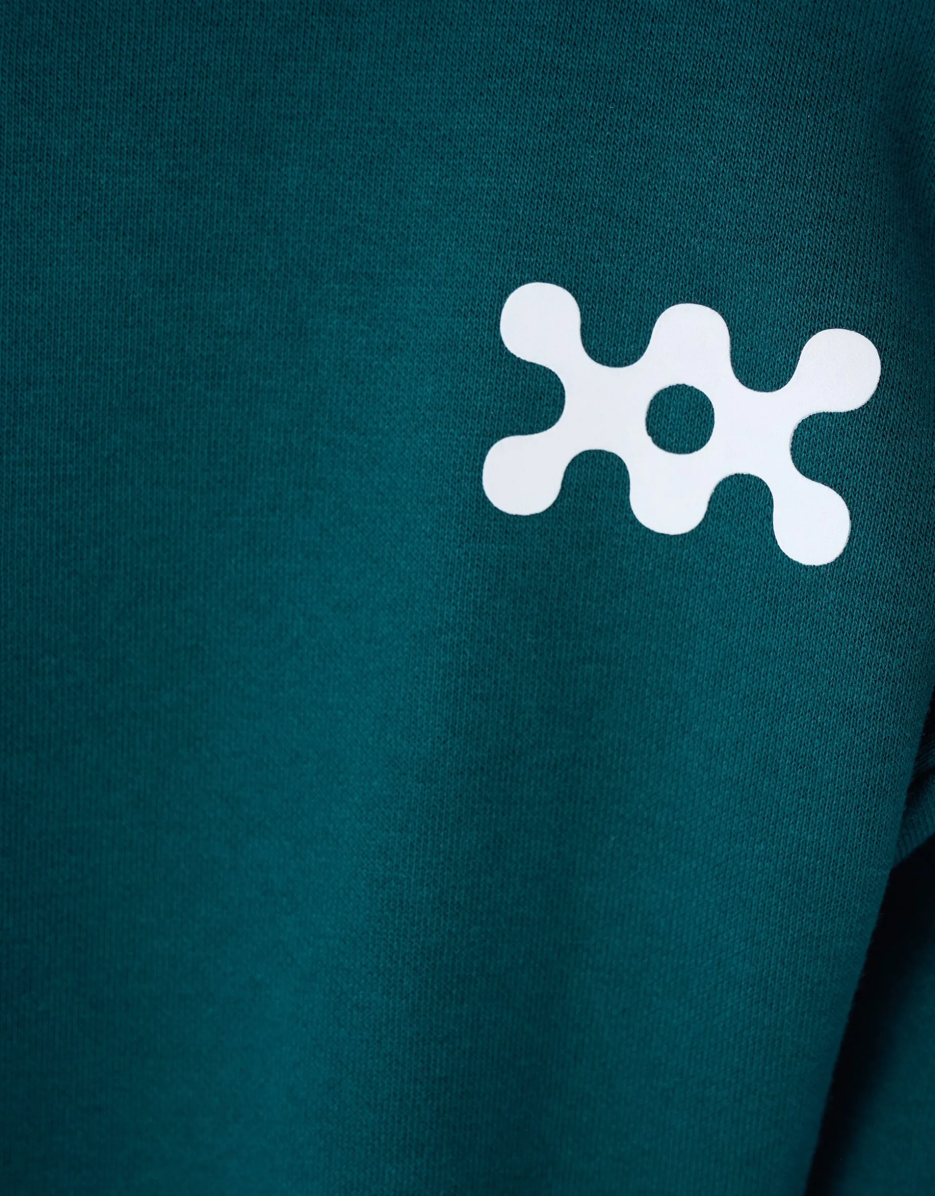 Basis Artwork Hoodie Donkergroen