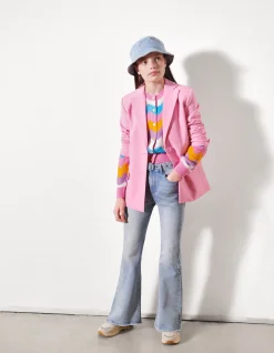 Basis Blazer Lichtroze