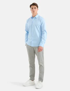 Basis Overhemd Lichtblauw