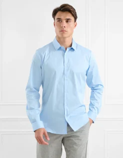 Basis Overhemd Lichtblauw