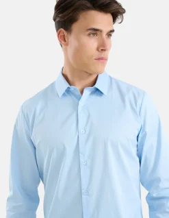 Basis Overhemd Lichtblauw