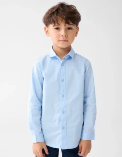 Basis Overhemd Lichtblauw