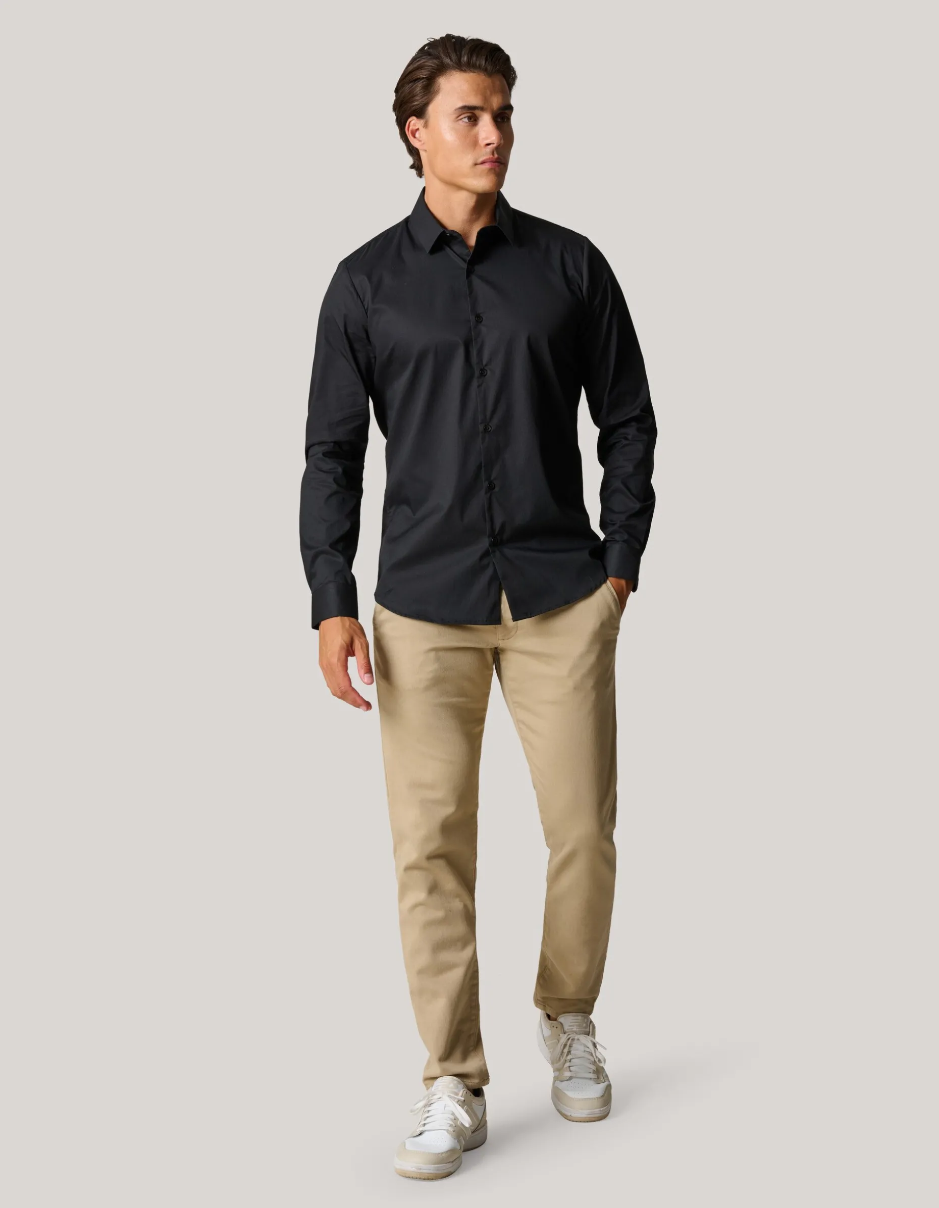Basis Overhemd Zwart