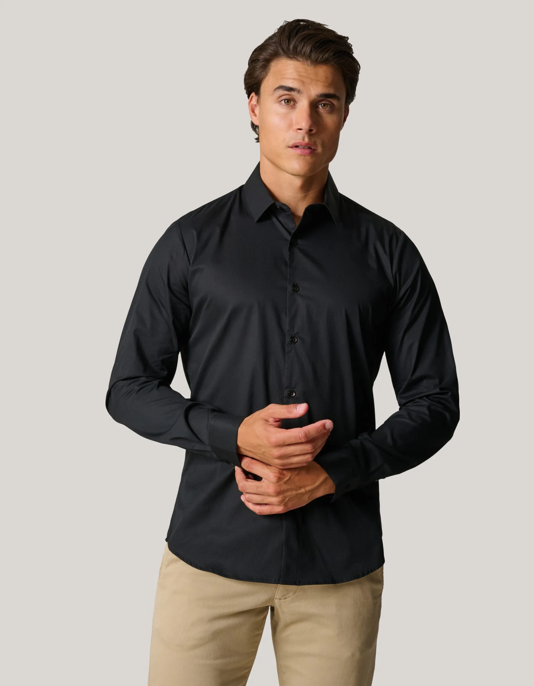 Basis Overhemd Zwart