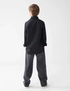 Basis Overhemd Zwart