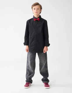 Basis Overhemd Zwart