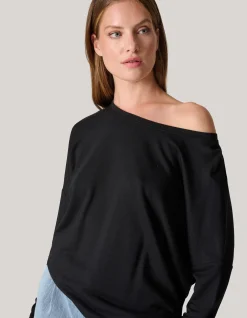 Basis Oversized Top Zwart