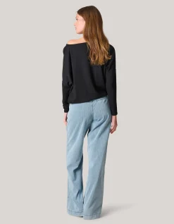 Basis Oversized Top Zwart