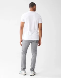 Basis V-hals T-shirt Wit