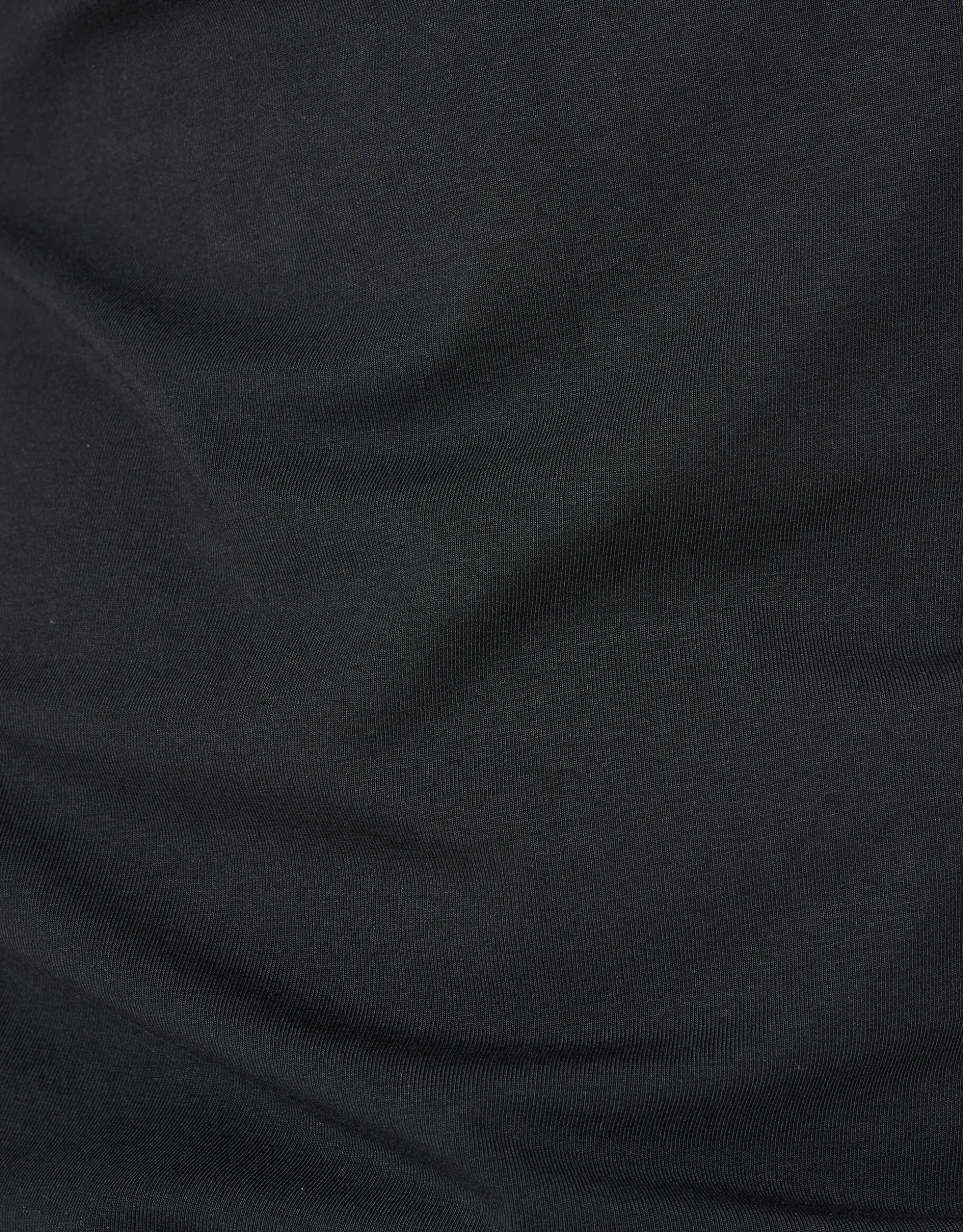 Basis V-hals T-shirt Zwart