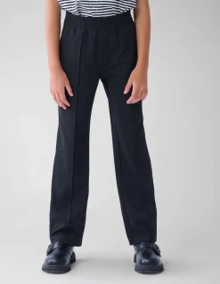 Basis Wide Leg Broek Zwart