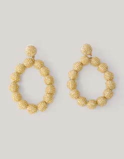 Beaded Oorbellen Goud