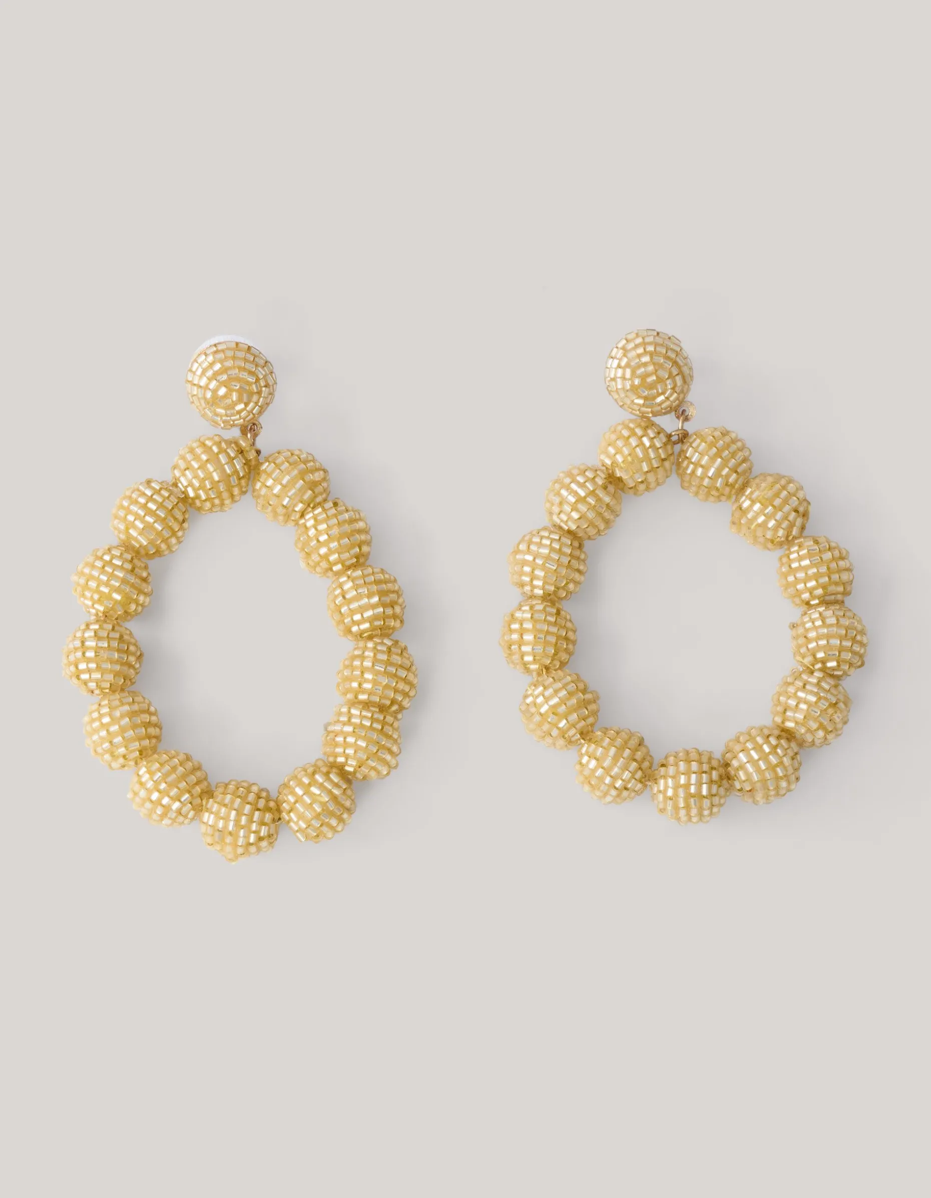 Beaded Oorbellen Goud