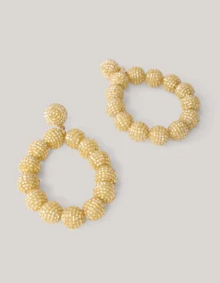 Beaded Oorbellen Goud