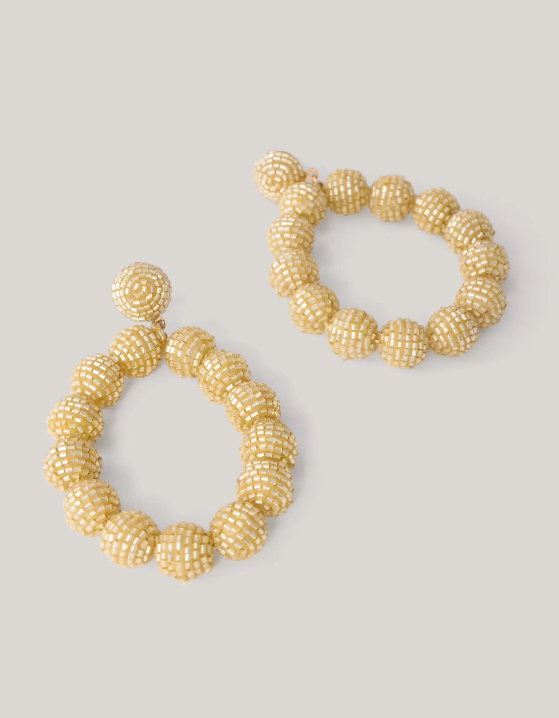 Beaded Oorbellen Goud