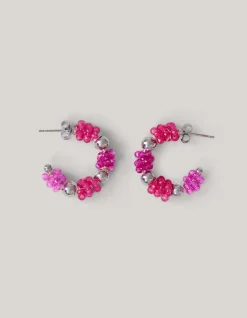 Beaded Oorbellen Roze