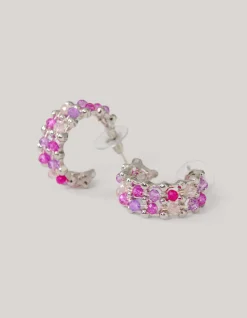 Beaded Oorbellen Zilver