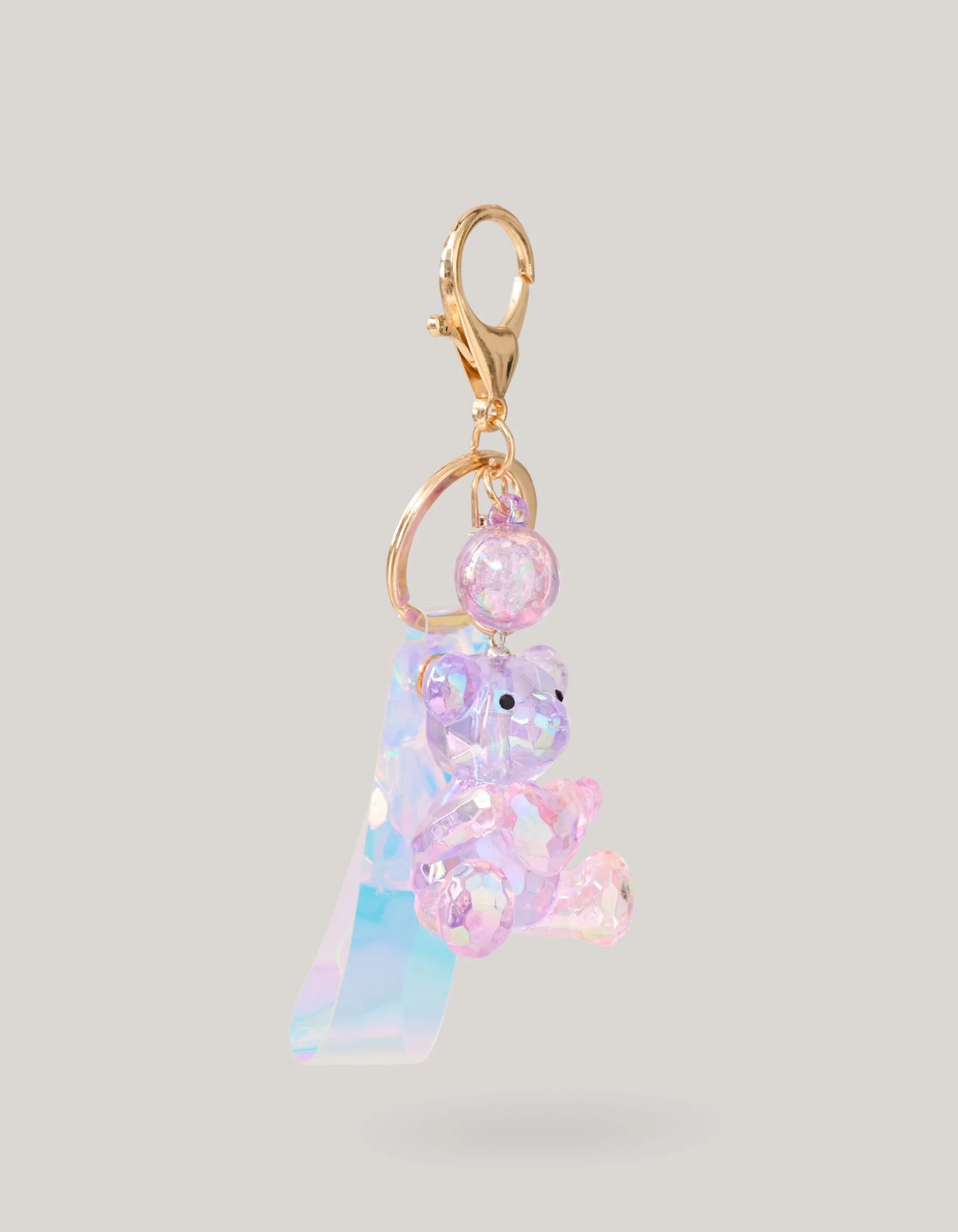 Beer Sleutelhanger Paars