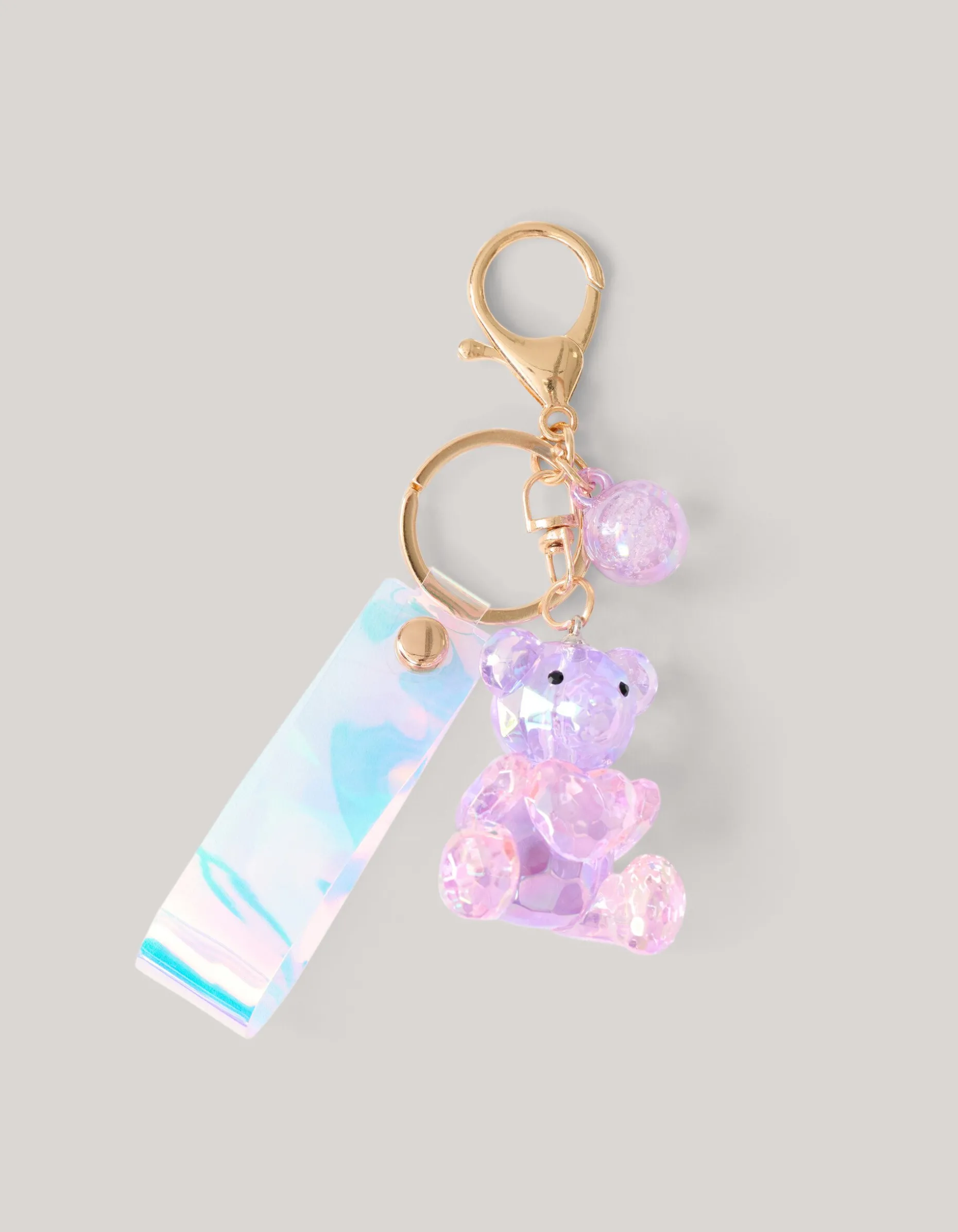 Beer Sleutelhanger Paars