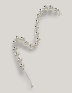 Big Beads Ketting Zilver