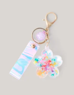 Bloem Sleutelhanger Multicolor