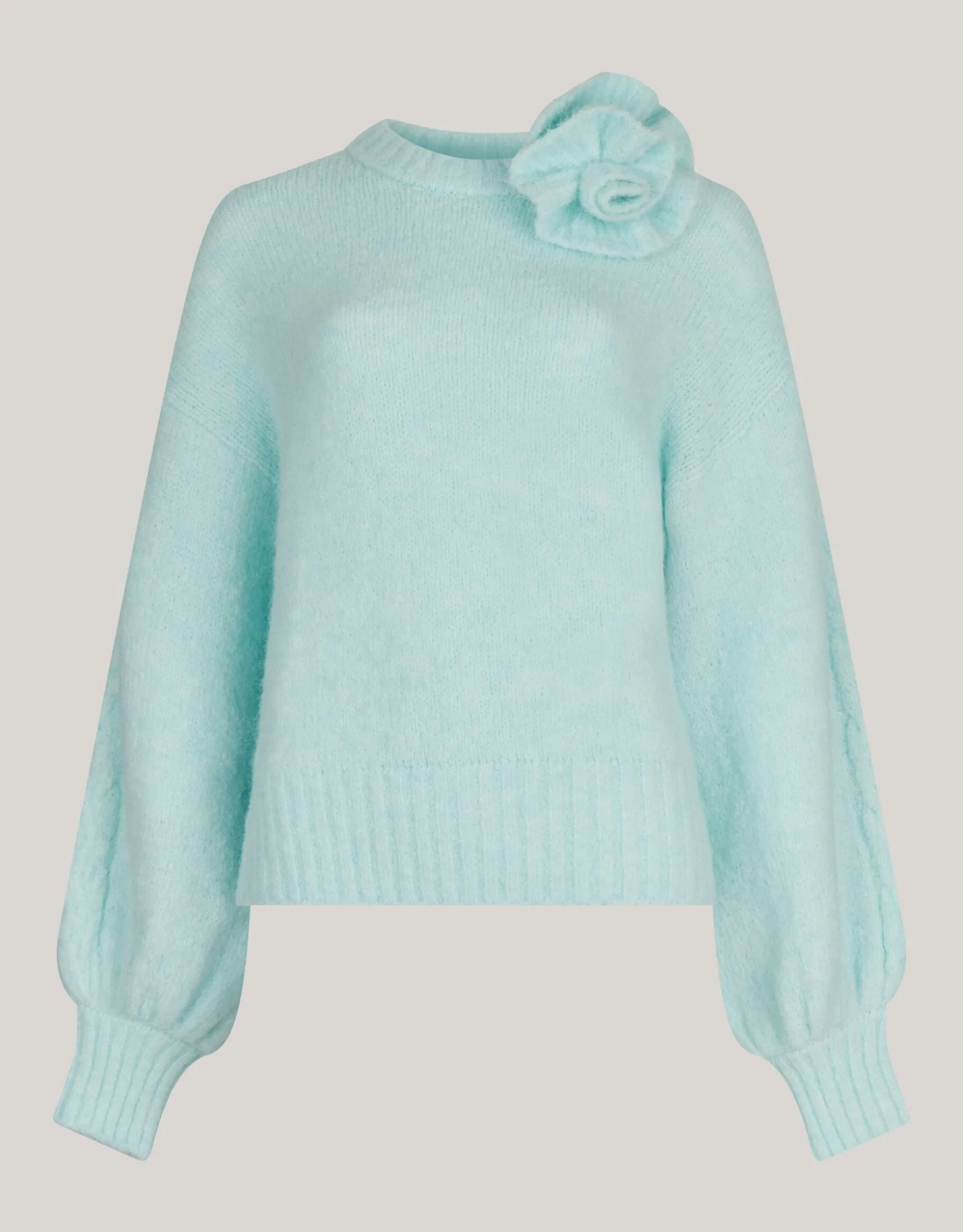 Bloem Trui Lichtblauw