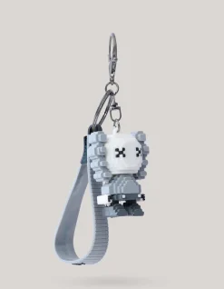 Blok Sleutelhanger Grijs