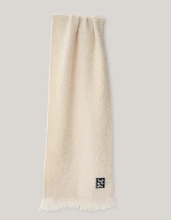 Boucle Sjaal Gebroken Wit