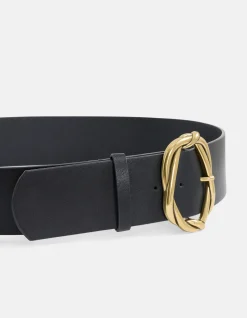 Braided Buckle Riem Zwart