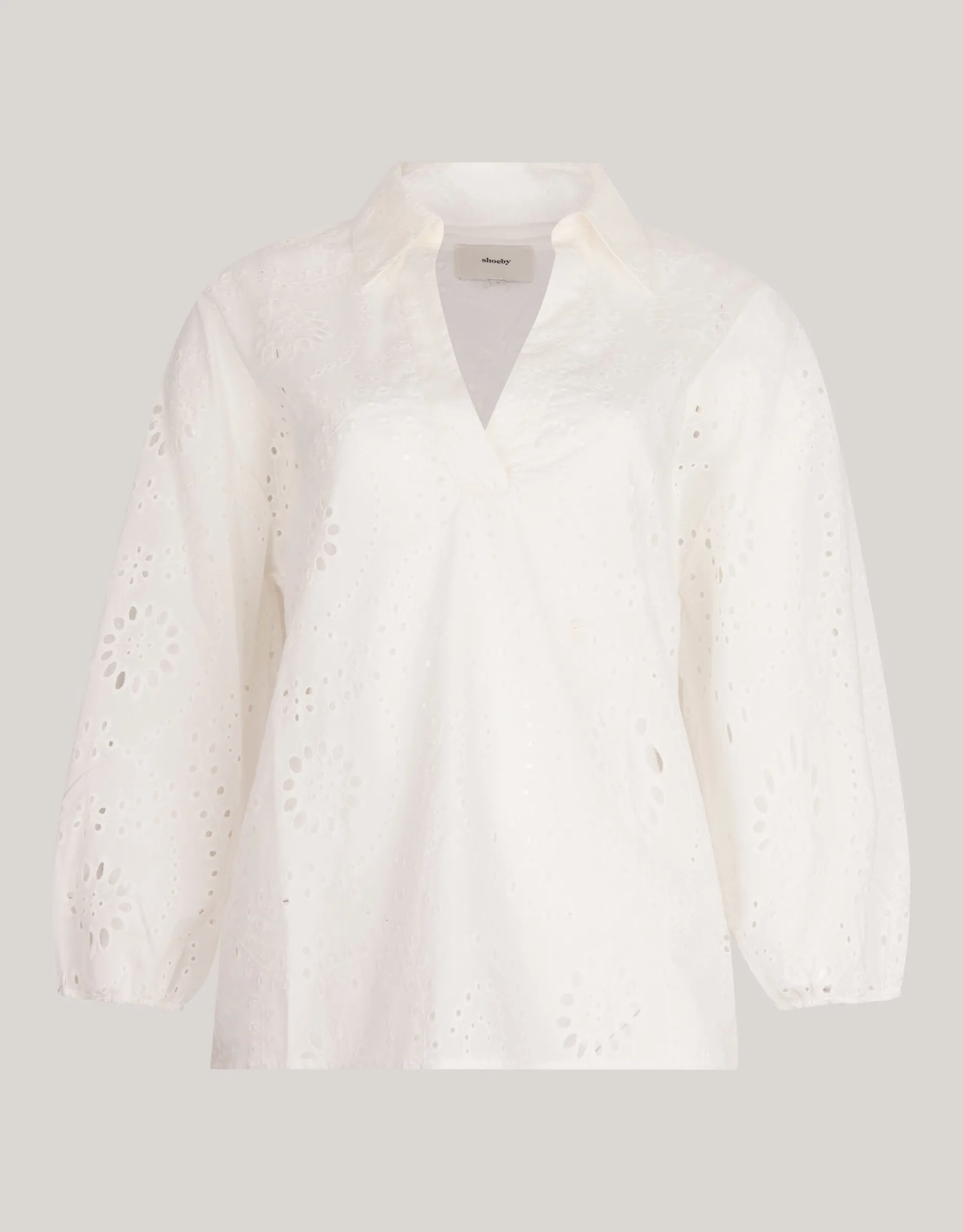 Broderie Blouse Wit