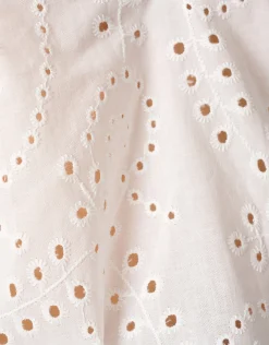 Broderie Blouse Wit