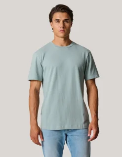 Brushed T-shirt Grijs
