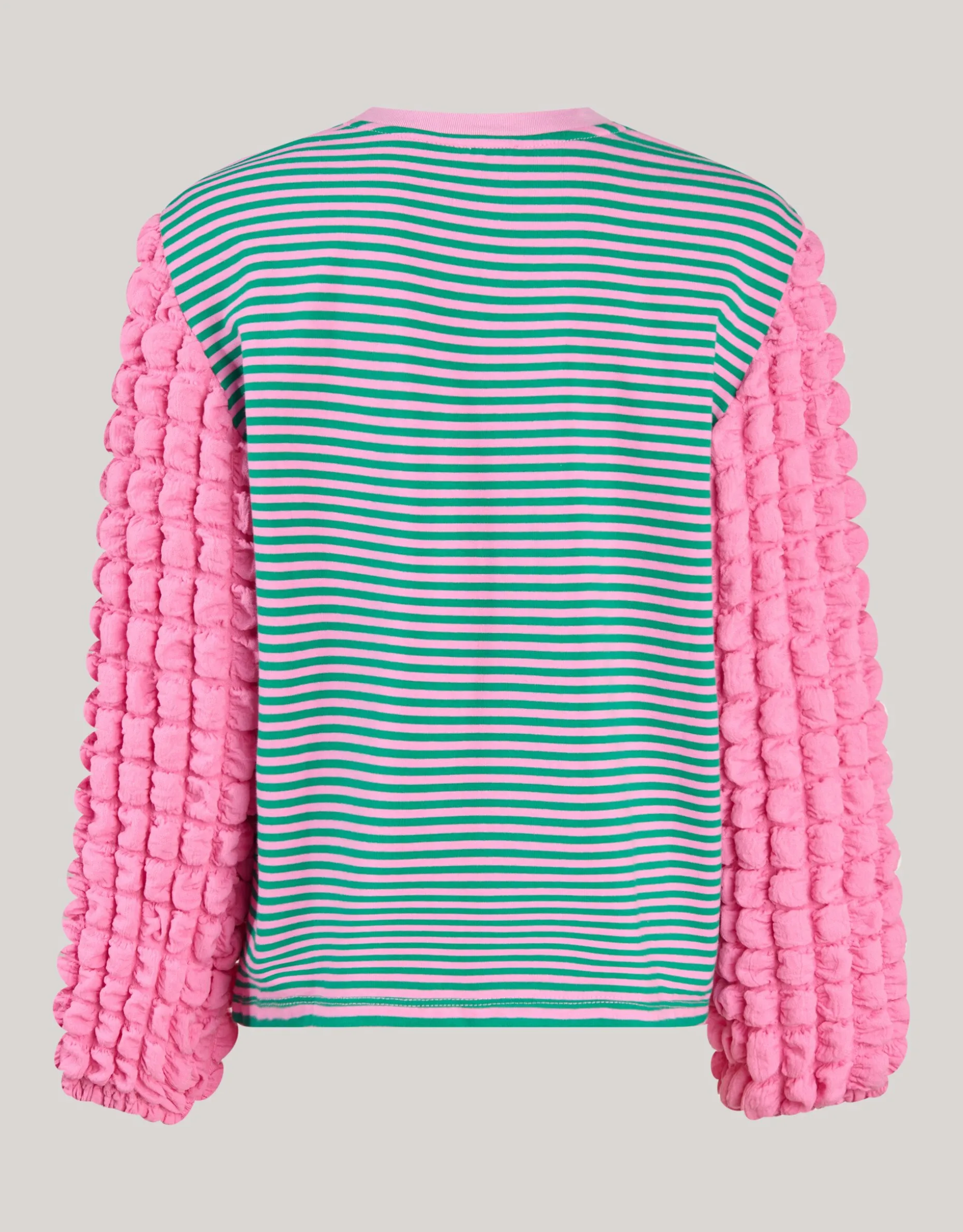 Bubble Gestreepte Longsleeve Roze