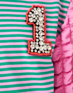 Bubble Gestreepte Longsleeve Roze