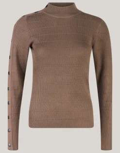 Button Coltrui Donkerbruin